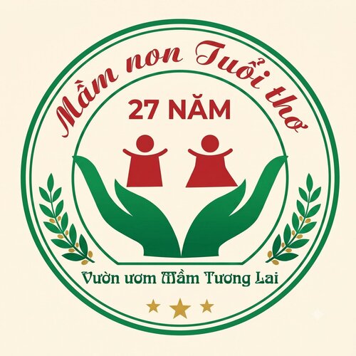 Huy hiệu kỷ niệm 27 năm Mầm non Tuổi Thơ