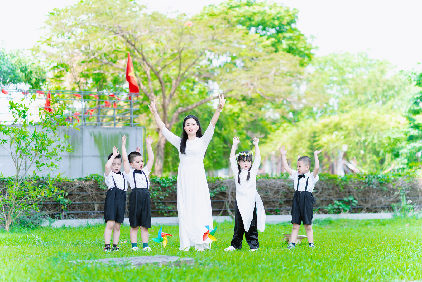 Hoạt động của các bé Trường Mầm non Tuổi Thơ hiện nay